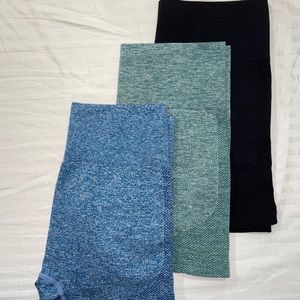 Butt-scrunch Workout Shorts (pack of 3)